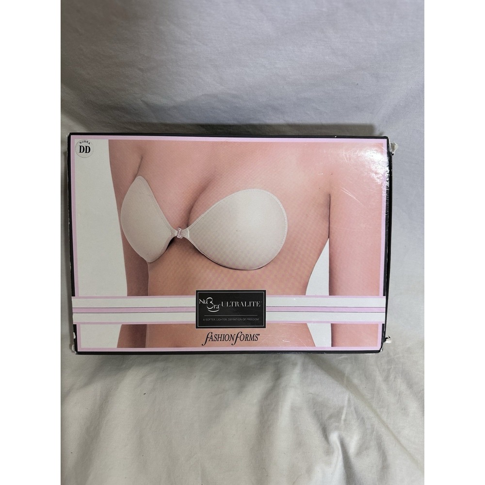 NuBra Ultralite Backless Strapless Adhesive Bra Nude Size‎ DD Fashion Forms